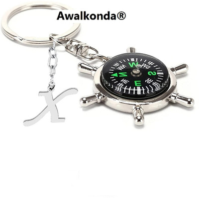 Awalkonda Compass-Alphabet-X Key Chain