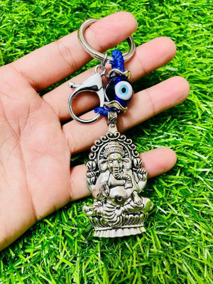 BBG NEW_Shri Ganesh Ji evil eye Najar Battu keychain for boys/girls Key Chain