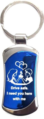 Trunkin Arkanum Drive Safe I Need You Here with Me Loved One Model 2 Heavy Keyring | Keychain (Multicolor) Key Chain