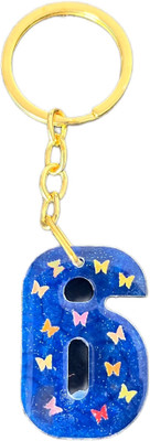 BLESSINGS Number 6 Resin Key Chain