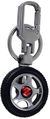 gtrp key Chain-kye-Wheel Maruti Suzuki Logo Locking Key Chain Key Chain