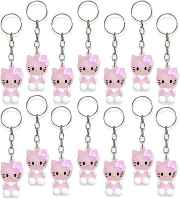 AMANVANI Cat Theme Keychain For Girls, Kanjak Gift, Keychain For Backpack, Keys, Car Key Chain