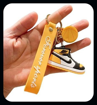 gtrp Keychain-Trending Sneakers keychains 3D Cute Sneakers/Shoe Design Yellow Key Chain