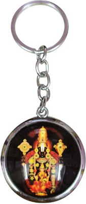 PEARLISH Crystal Tirupati Bala Ji Keychain Key Chain