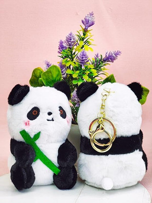 Tera13 Panda Shape Keychain For Kids, Soft Keyring For Car, Animal Keychain For Girls Key Chain