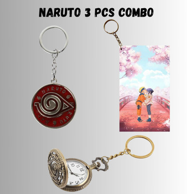 Hariyaali Enterprises LLP Naruto NARUTO AND HINATA CUTE KIDS TOGETHER Unique Style 3 pcs Combo Key Chain