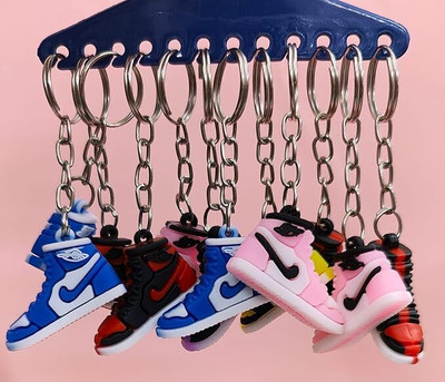 Tera13 Gift Keychain Set, Shoes Shape Keychain, Keychain For Bicycle Key Chain