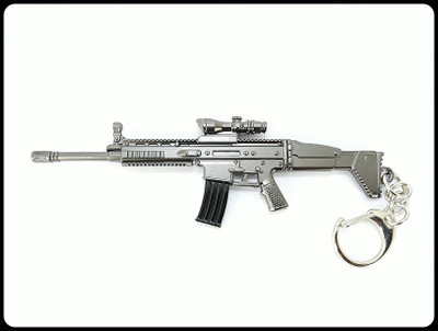 gtrp Top_Pubg M416 Rifle 3D Metal Body 120mm Length Key Chain