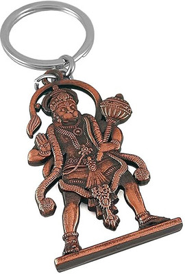 MISMIL Two Sided Bajrangbali Hanuman Keychains copper Key Chain