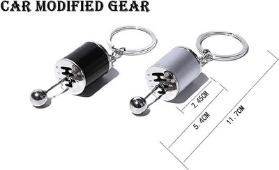 gtrp Gear Transmission Fidget Keychain Creative Auto Part Model Six-Speed 19 Key Chain