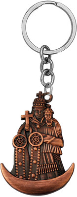 M Men Style Religious Jesus Virgin Mary Charm Catholic Keychain SKey202416 Key Chain