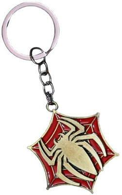 Bunny Creation Spinner Spider Red Key Chain