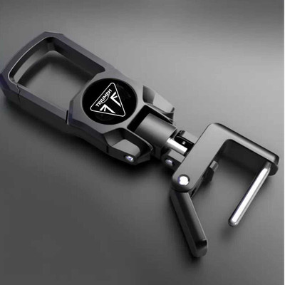 Sbb Novelty Zinc Alloy Black Fob Key Heavy Duty Keychain for all triumph Model Bike Key Chain