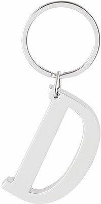 gtrp keychain-D Letter/Alphabet Big Size Premium Metallic Keychain Key Chain