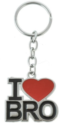 csp keychain i love bro i love sister metal keychain set Key Chain