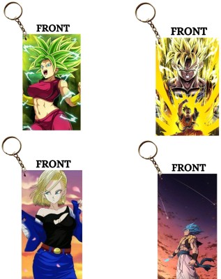 Hariyaali Enterprises LLP Dragon Ball GOKU AND GOGET Unique Style 4 pcs Combo Key Chain