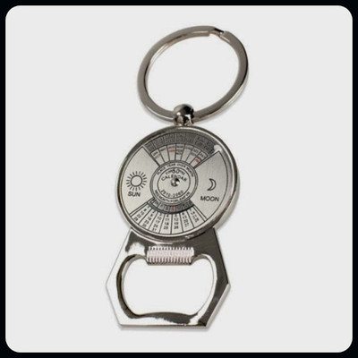 gtrp Keychain-NCC435 50 years calendar with bottle opener full metal key chain Key Chain