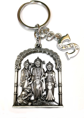 ShopTop Jai shree Ram family AS_SO_RT_ED keyring with Letter ' S ' keyring 01HL0 Key Chain