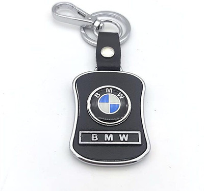 GKCH keychain-BLACK LEATHER BMW Key Chain