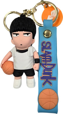 Funfob Slam Dunk Key Chain With Hook & Straps Key Chains For Bike Car (blue) Key Chain