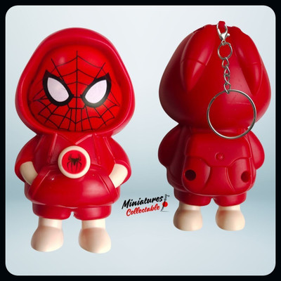 GSV Spiderman Face Expression Changing Keychain – Super Cute_J516 Key Chain