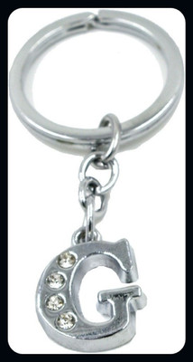 Meeko.com letter G Key Chain For Unisex with attractive Diamond_kk383 Key Chain