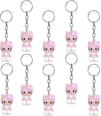 Tera13 Silicone Keychain, Cute Cat Design Keychain For Car, Keys, Backpack, Kanjak Gift Key Chain