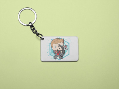 Rushaan Hawkeye - Printed acrylic animated Keychain(Pack Of 2) Key Chain