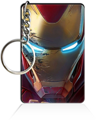 Party Gift Printed Wooden Rectangle Hero key ring Keychain PGRQ255KY (3) Key Chain