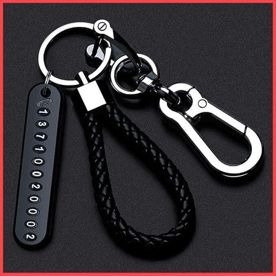 KAVRUL Anti Lost Car Keychain with Phone Number Pendant Key Chain Key Chain