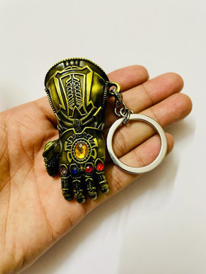GKM Avengers Villain Thanos Hand high quality metal keychain Key Chain