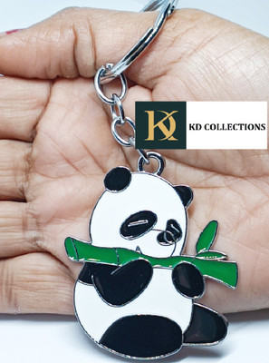 kd collections KD604 - Kung Fu Panda Metal Keychain for Bikes and Cars - Multicolor Key Chain