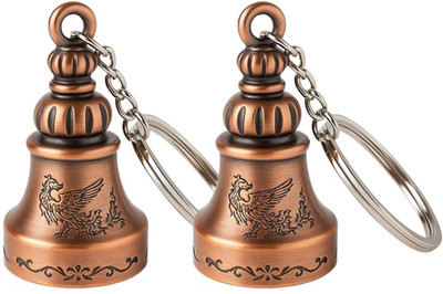 Techpro Guardian Bell For Bike Keychain Good Luck Charm for Bike Key Chain