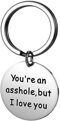 Myurawells I Love You Keychain For Boyfriend Grilfriend, Funny Gag Keychain Gifts Key Chain