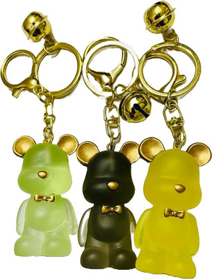 GKM Bunny Panda Bear attractive combo set keyhain for gifting Key Chain
