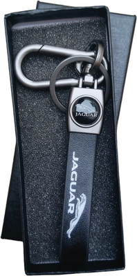 JNV Leather Keychain Compatible With Jaguar XF | E Pace | XE Car Key Chain