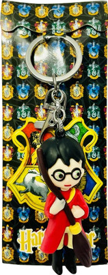 GKM Harry Potter with broom high quality pvc keychain Key Chain