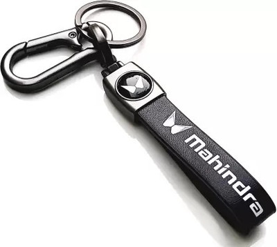 hurrio Mahindra Stylish Leather Stripe keychain .best quality leather keychain Key Chain