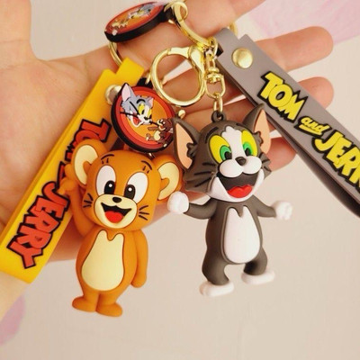 SHRI JI Classic Duo of Tom and Jerry Keychain Set of 2 Key Chain