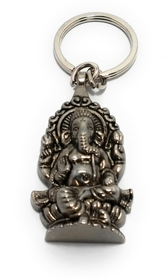 High Choice Lord Ganesh or Ganpati or Ganesha Silver Metal Key Chain