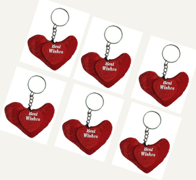 Shreeji Makeover 6 pcs Heart_003 Key Chain