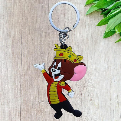 MAG BEE Double-Sided Rubber Jerry in King Jerry - Design 2-kC60 Key Chain