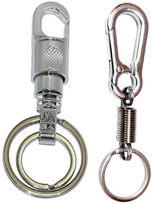 kd collections KD-261-279 Combo of Metal Hook Keychain for Bike & Cars - Pack of 2 Keychains Key Chain