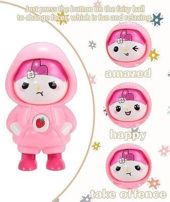 ARTECO Kitty Face Expression changing Key Chain