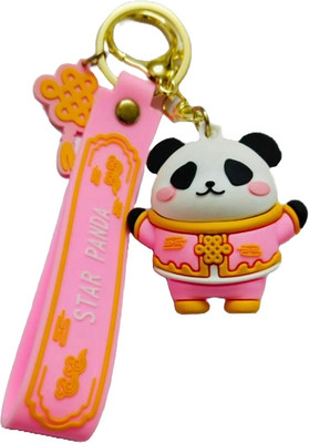 GKM Happy Jumping Panda trendy best keychain Key Chain