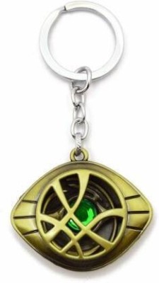 lullbee Marvel Avengers Superhero EndGame Doctor Strange Eye of Agamotto Infinity Stone Key Chain Golden Key Chain