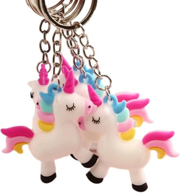 travooz Unicorn Keyrings Set of 3(Assorted) Key Chain