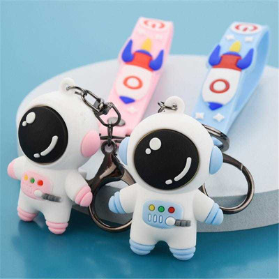 Tera13 Space Cartoon Silicon Keychain For Kids Boys Keyring Door Home Office Key Chain