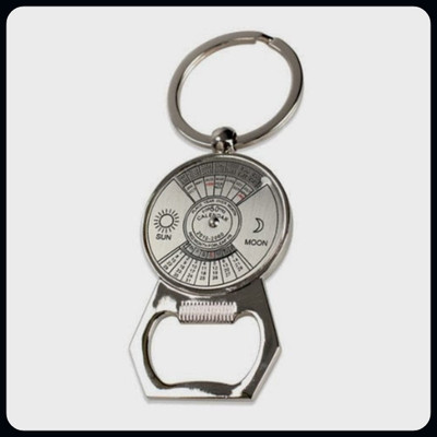 gtrp NCC435 50 years calendar with bottle opener full metal key chain-A Key Chain