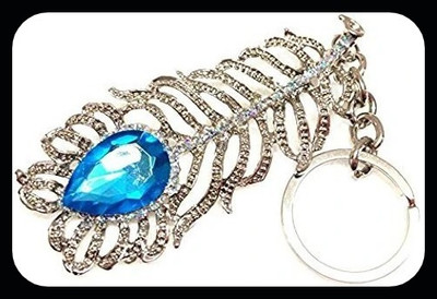 gtrp Trendy-Peacock farther OMG Movie Lord Krishna Metal Keychain (Silver) Key Chain